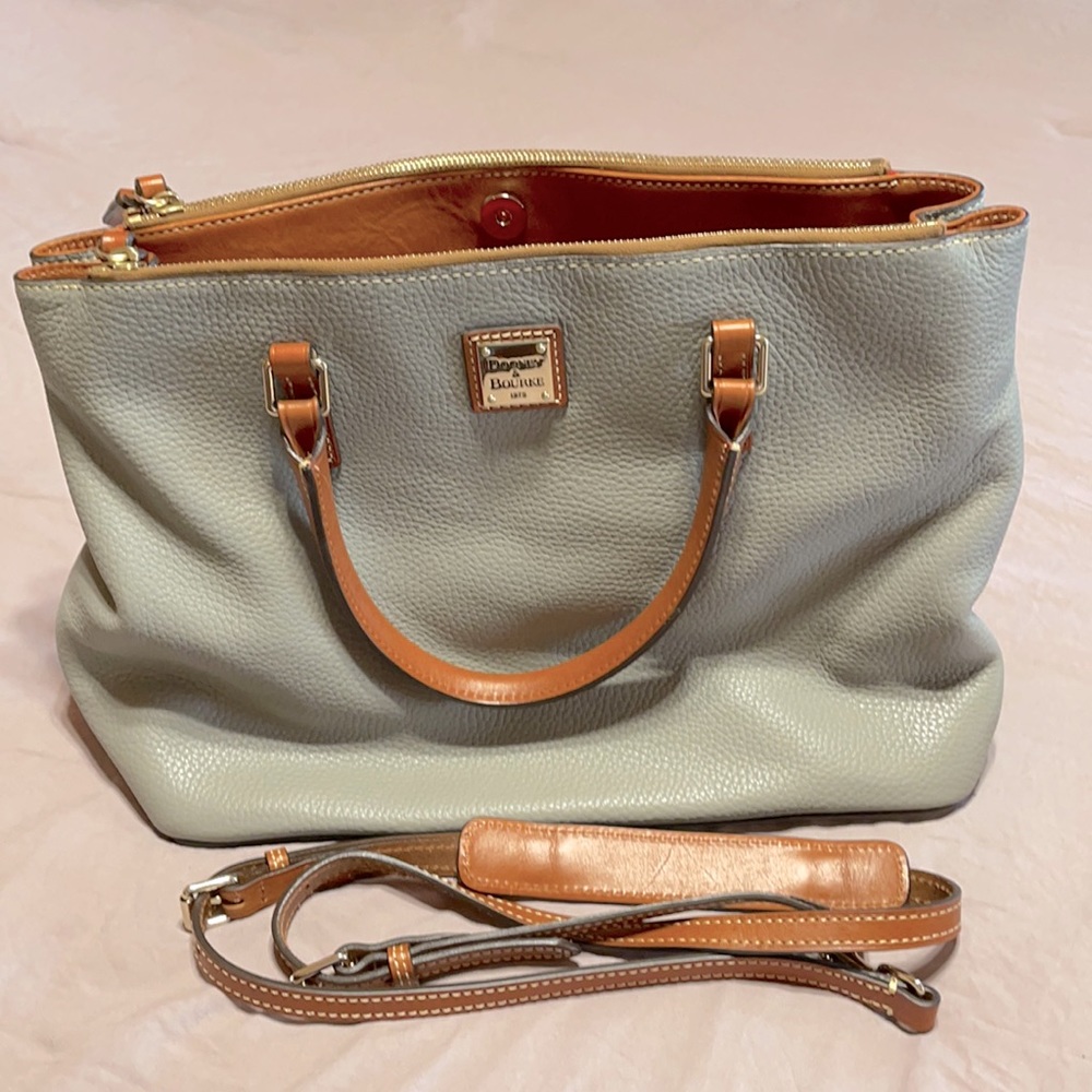 Dooney and Bourke Willa Satchel Smoke Color